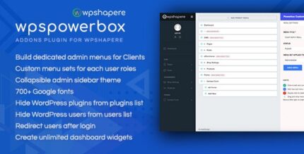 WPSPOWERBOX - ADDON FOR WPSHAPERE WORDPRESS ADMIN THEME